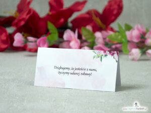 Modne winietki kwiatowe z piwoniami. WIN-41-08